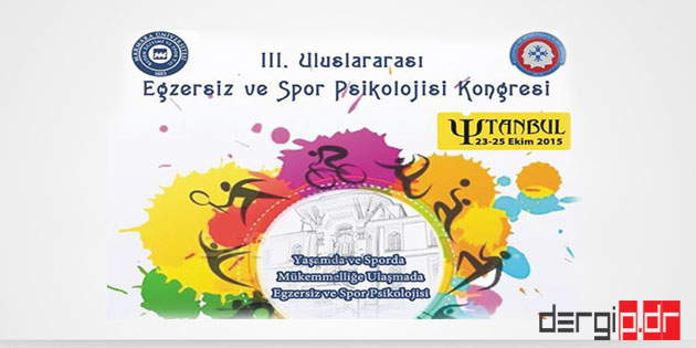 3. Uluslararası Egzersiz ve Spor Psikolojisi Kongresi
