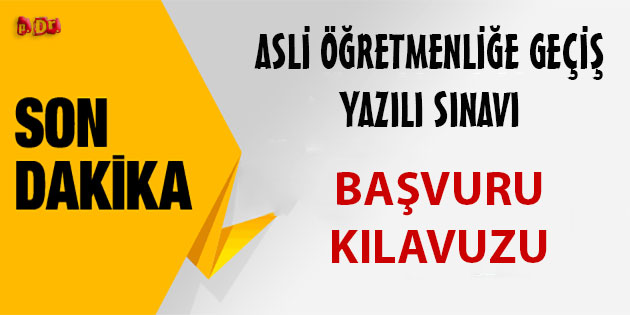MEB Aday Öğretmenler İçin Yazılı Sınavı Başvuru Kılavuzu