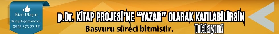 p.Dr. KİTAP PROJESİ’NE “YAZAR” OLARAK KATILABİLİRSİN