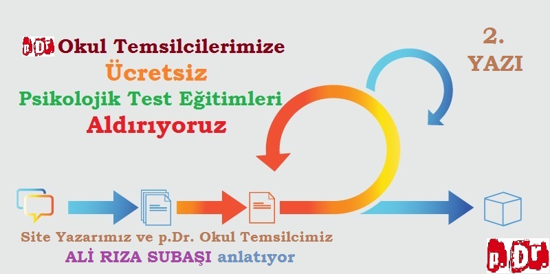 p.Dr. OKUL TEMSİLCİLERİMİZE ÜCRETSİZ PSİKOLOJİK TEST EĞİTİMLERİ ALDIRIYORUZ (2. YAZI)