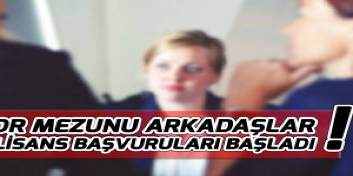 PDR MEZUNU ARKADAŞLAR YÜKSEK LİSANS BAŞVURULARI BAŞLADI