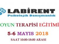 Oyun Terapisi Eğitimi 5-6 Mayıs'ta Labirent Psikoloji'de