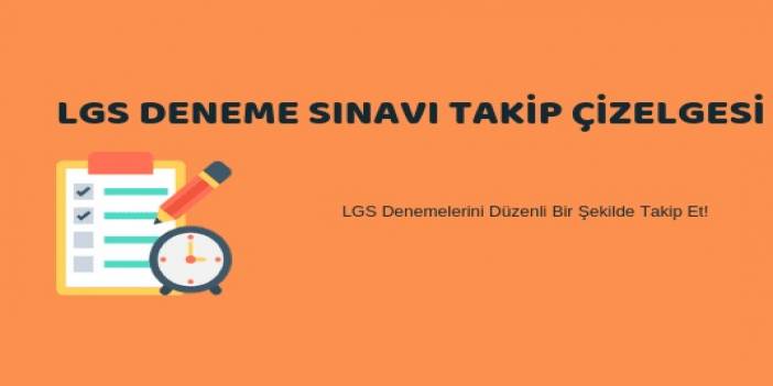 İŞLEVSEL VE PRATİK DENEME TAKİP ÇİZELGESİ (ORTAOKUL)