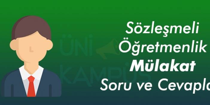 7 ŞUBAT PDR MEB ÖĞRETMENLİK MÜLAKAT SORULARI